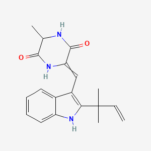 molecular formula C19H21N3O2 B8249596 (-)-Neoechinulin A; Neoechinuline A 