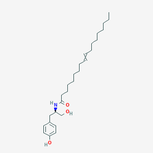 molecular formula C27H45NO3 B8249604 N-[(2R)-1-羟基-3-(4-羟基苯基)丙烷-2-基]十八碳烯酰胺 