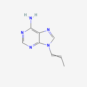 molecular formula C8H9N5 B8249607 9H-Purin-6-amine, 9-(1-propenyl)- 