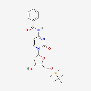molecular formula C22H31N3O5Si B8249665 Cytidine, N-benzoyl-2'-deoxy-5'-O-[(1,1-dimethylethyl)dimethylsilyl]- 