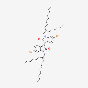 6-Bromo-3-[6-bromo-1-(2-hexyldecyl)-2-oxoindol-3-ylidene]-1-(2-hexyldecyl)indol-2-one