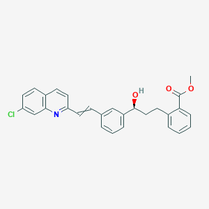molecular formula C28H24ClNO3 B8249748 (S)-2-[3-[3-[2-(7-chloro-2-quinolinyl)ethenyl]phenyl]-3-hydroxypropyl]benzoic Acid Methyl Ester 