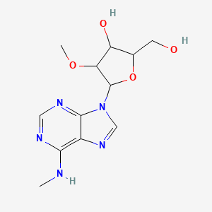 molecular formula C12H17N5O4 B8249751 Adenosine, N-methyl-2'-O-methyl- 