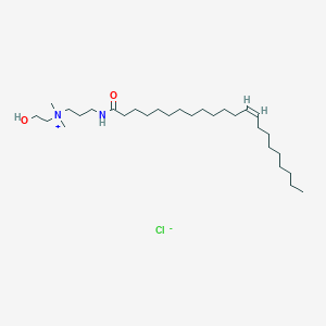 molecular formula C29H59ClN2O2 B8249773 Hydroxyethyl erucamidopropyl dimonium chloride CAS No. 581089-19-2