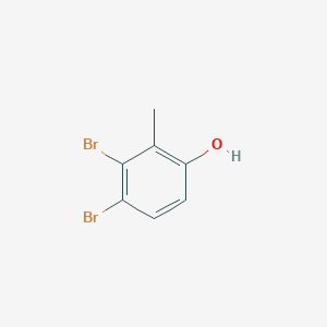 molecular formula C7H6Br2O B8249780 3,4-Dibromo-2-methylphenol CAS No. 55289-37-7