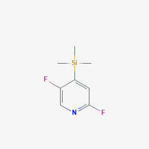 molecular formula C8H11F2NSi B8249811 2,5-Difluoro-4-(trimethylsilyl)pyridine CAS No. 851386-41-9