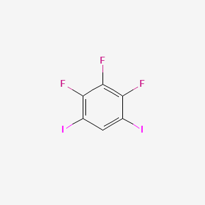 molecular formula C6HF3I2 B8249844 2,3,4-Trifluoro-1,5-diiodobenzene CAS No. 459425-36-6