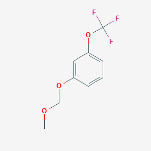 molecular formula C9H9F3O3 B8249850 1-(Methoxymethoxy)-3-(trifluoromethoxy)benzene CAS No. 851341-38-3