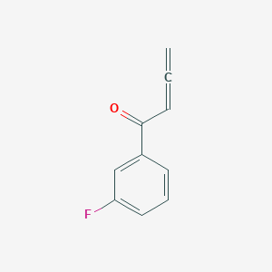 molecular formula C10H7FO B8250003 Propadienyl(3-fluorophenyl) ketone 