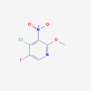 molecular formula C6H4ClIN2O3 B8250035 4-Chloro-5-iodo-2-methoxy-3-nitropyridine 