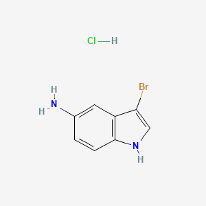 3-bromo-1H-indol-5-amine;hydrochloride