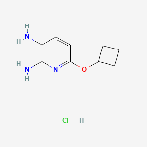 6-Cyclobutyloxypyridine-2,3-diamine;hydrochloride