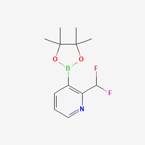 2-(Difluoromethyl)-3-(4,4,5,5-tetramethyl-1,3,2-dioxaborolan-2-yl)pyridine
