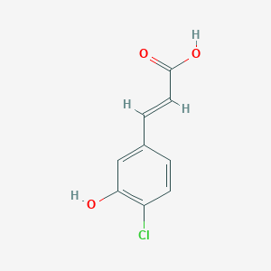 (E)-3-(4-chloro-3-hydroxy-phenyl)-acrylic acid