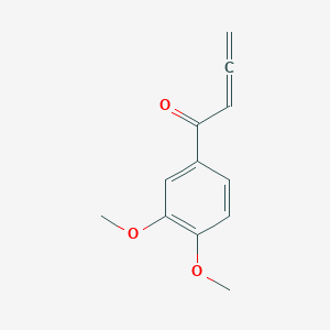 molecular formula C12H12O3 B8250246 1-(3,4-Dimethoxyphenyl)-2,3-butadiene-1-one 
