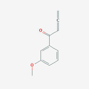 molecular formula C11H10O2 B8250264 3-Methoxyphenylpropadienyl ketone 
