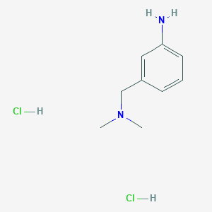 molecular formula C9H16Cl2N2 B8250281 3-((Dimethylamino)methyl)aniline dihydrochloride 