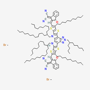 molecular formula C128H185Br2N9O2S4 B8250355 Z(BO)-DT-2BR 
