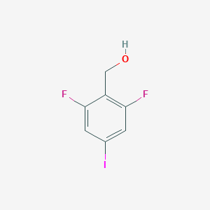 molecular formula C7H5F2IO B8250442 (2,6-Difluoro-4-iodophenyl)methanol 