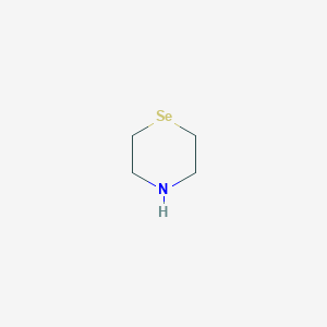 molecular formula C4H9NSe B8250457 硒吗啉 
