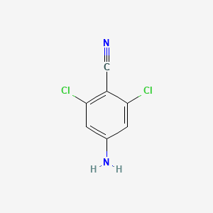 molecular formula C7H4Cl2N2 B8250524 4-Amino-2,6-dichlorobenzonitrile CAS No. 6575-18-4