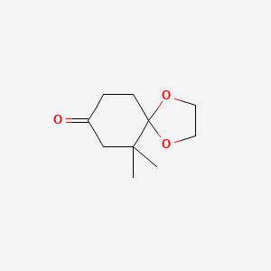 molecular formula C10H16O3 B8250578 6,6-Dimethyl-1,4-dioxaspiro[4.5]decan-8-one 