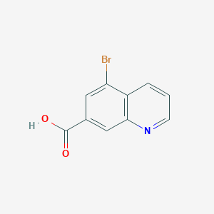 molecular formula C10H6BrNO2 B8250630 5-Bromoquinoline-7-carboxylic acid 