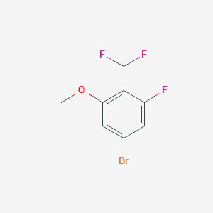Benzene, 5-bromo-2-(difluoromethyl)-1-fluoro-3-methoxy-