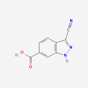 3-cyano-1H-indazole-6-carboxylic acid