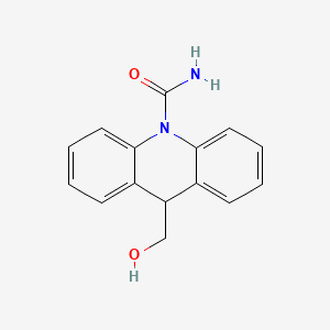 molecular formula C15H14N2O2 B8250728 9-Hydroxymethylacridine-10(9H)-carboxamide 