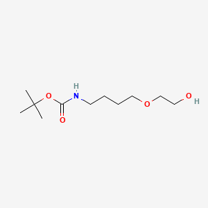 molecular formula C11H23NO4 B8250743 Tert-butyl (4-(2-hydroxyethoxy)butyl)carbamate 
