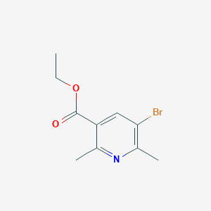 molecular formula C10H12BrNO2 B8250754 Ethyl 5-bromo-2,6-dimethylnicotinate 