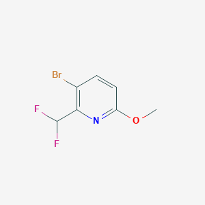 3-Bromo-2-(difluoromethyl)-6-methoxypyridine