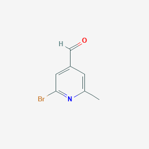 molecular formula C7H6BrNO B8250814 2-Bromo-6-methylisonicotinaldehyde CAS No. 1060805-89-1
