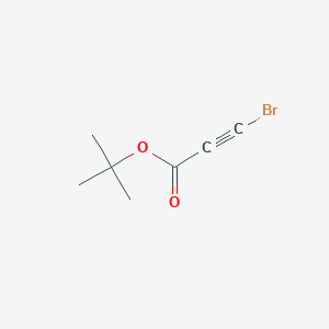 molecular formula C7H9BrO2 B8250837 3-Bromopropynoic acid tert-butyl ester 