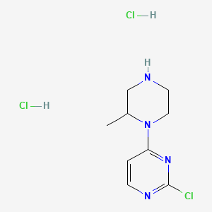 2-Chloro-4-(2-methylpiperazin-1-yl)pyrimidine;dihydrochloride