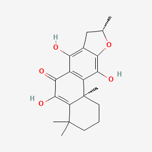 molecular formula C20H24O5 B8250907 Teuvincenone B CAS No. 127419-64-1
