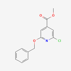 Methyl 2-chloro-6-benzyloxypyridine-4-carboxylate