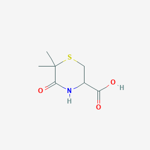 6,6-Dimethyl-5-oxothiomorpholine-3-carboxylic acid