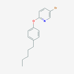 molecular formula C16H18BrNO B8251002 5-Bromo-2-(4-pentyl-phenoxy)-pyridine 