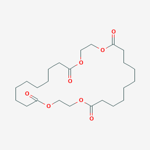 molecular formula C24H40O8 B8251074 1,4,15,18-Tetraoxacyclooctacosane-5,14,19,28-tetrone 