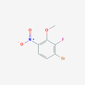 molecular formula C7H5BrFNO3 B8251173 3-Bromo-2-fluoro-6-nitroanisole 
