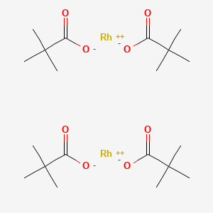 molecular formula C20H36O8Rh2 B8251333 2,2-Dimethylpropanoate;rhodium(2+) 