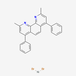 molecular formula C26H20Br2N2Ni B8251369 Dibromonickel;2,9-dimethyl-4,7-diphenyl-1,10-phenanthroline 