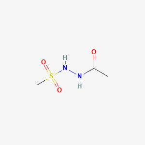 molecular formula C3H8N2O3S B8251485 N'-(Methylsulfonyl)acetohydrazide 