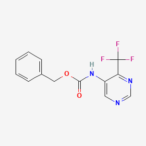benzyl N-[4-(trifluoromethyl)pyrimidin-5-yl]carbamate