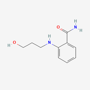 Benzamide, 2-((3-hydroxypropyl)amino)-