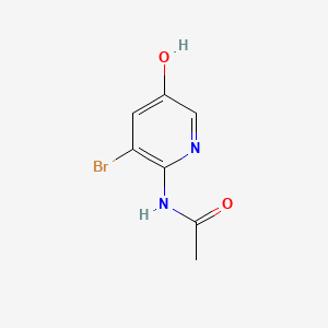 molecular formula C7H7BrN2O2 B8251555 N-(3-bromo-5-hydroxypyridin-2-yl)acetamide 