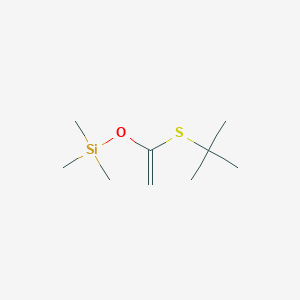 molecular formula C9H20OSSi B8251886 (1-t-Butylthiovinyloxy)trimethylsilane CAS No. 63584-47-4