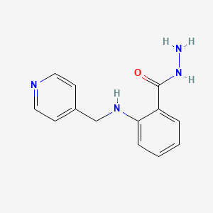 molecular formula C13H14N4O B8251897 2-{[(Pyridin-4-yl)methyl]amino}benzohydrazide CAS No. 712277-67-3